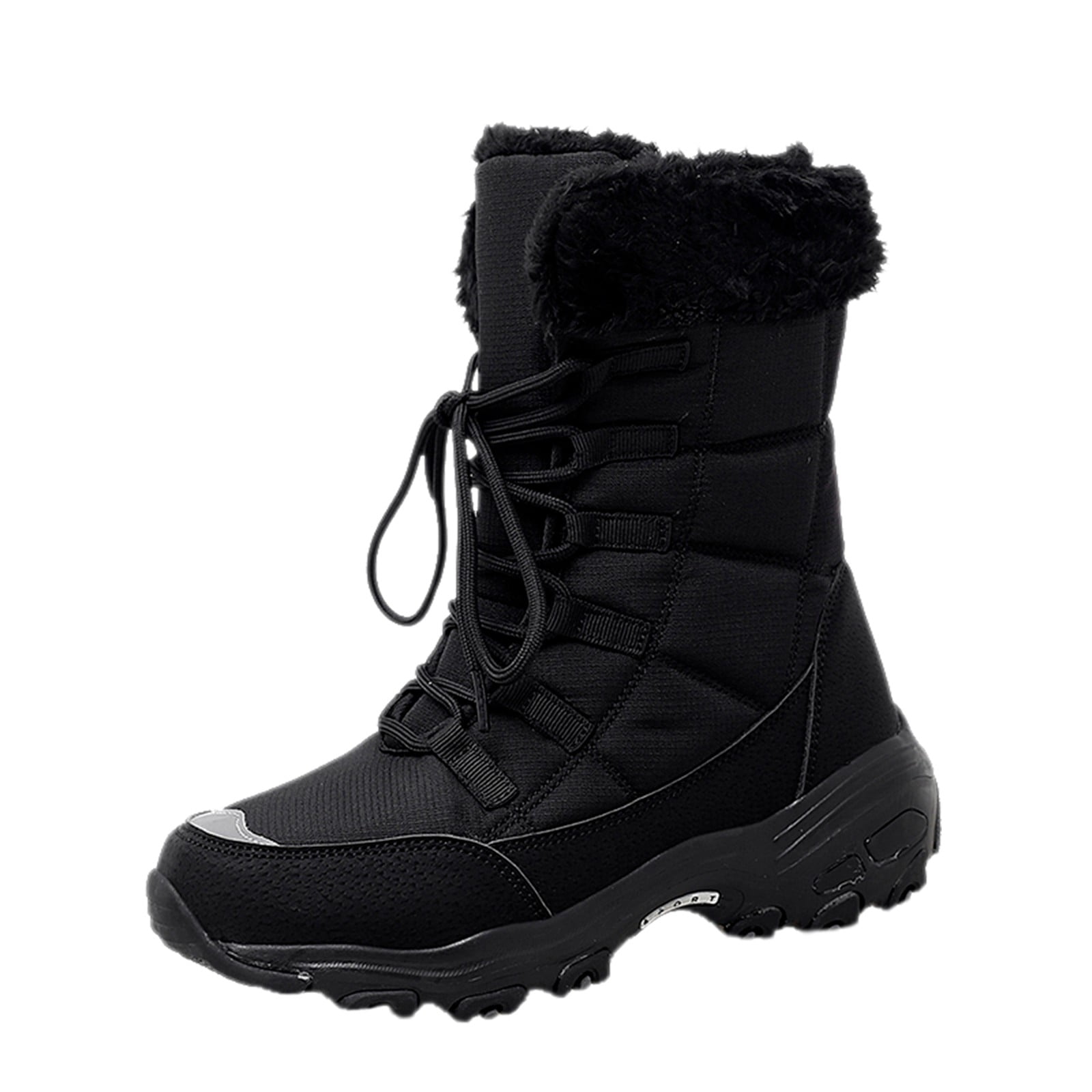 Premium Plus Size Velvet Warm Snow Boots for Women