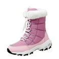 thumbnail image 1 of jsaierl Women's Winter Outdoor Plus Velvet Non-slip Mid-tube Platform Snow Boots, 1 of 7