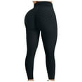 thumbnail image 1 of jsaierl Womens High Waisted Workout Yoga Pants Seamless Butt Lifting Leggings Compression Tummy Control Stretchy Jogger Tights, 1 of 5
