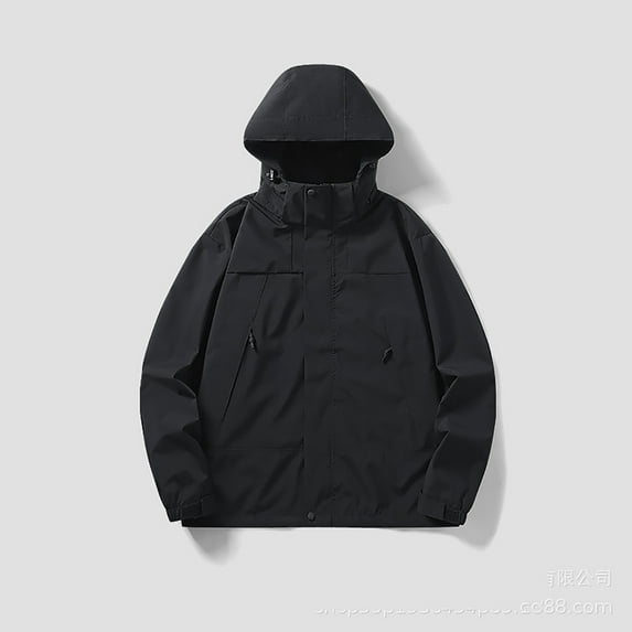 jsaierl Womens Rain Coat Waterproof Hooded Active Outdoor Travel Windbreaker Fall Lightweight Jacket Long Sleeve Full Zip Trench Coat