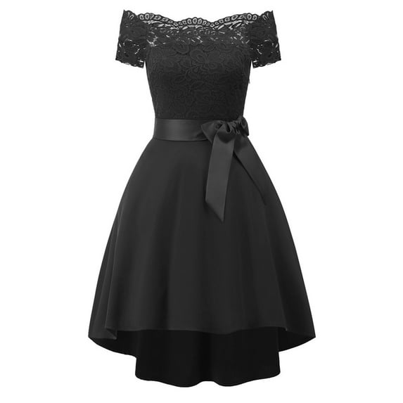 jsaierl Womens Summer Dress 2024 Casual Print Dress Vintage Short Sleeve Midi Dress Fashion Crew Neck Dress