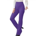 thumbnail image 1 of jtjvou Liene Pants for Women,2025 Womens Casual Summer Drawstring Elastic High Waist Pant Comfy Woman Printed Trousers Purple XL, 1 of 7