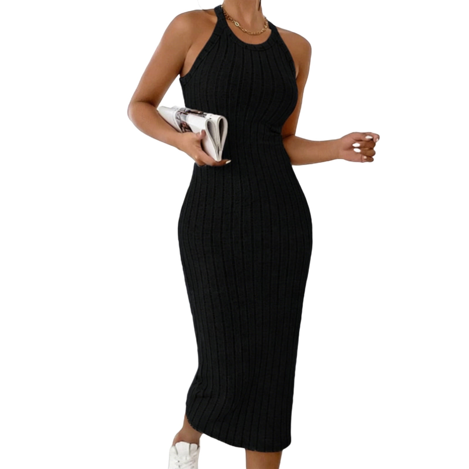 stretch fit dresses Stretch Jersey Knit Oval Dress