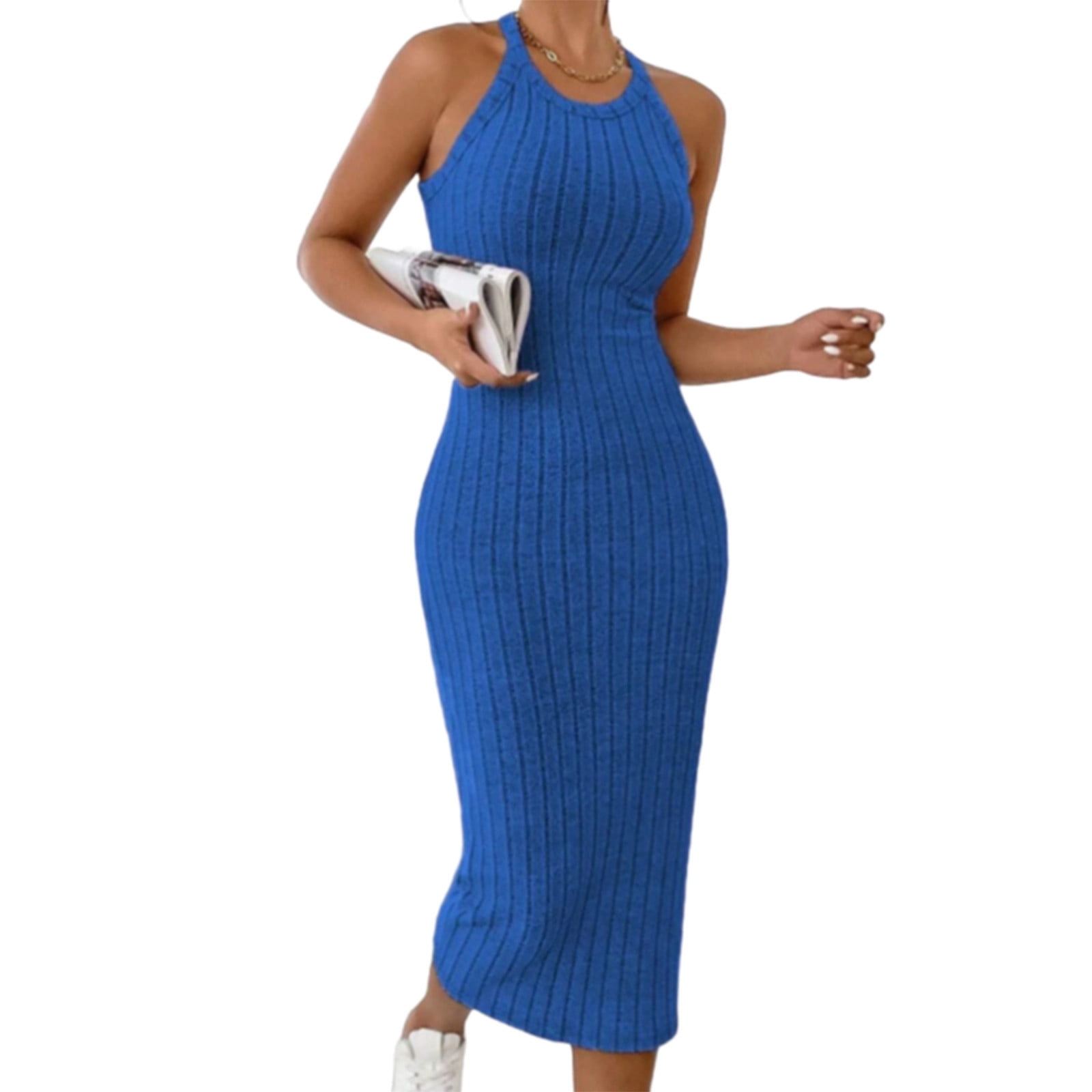 cute stretchy dresses Vivimos Women's Summer Cute Strap Mini Dress Boho Casual Sleeveless Tiered  Ruffle Stretchy Smocked Backless Bodycon Dresses