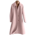 thumbnail image 1 of jtjvou Long Sleeve Cardigan Loose Coat Casual Outerwear Fashionable Comfortable Jacket Ideal for Daily Work Date Parties Home Wear Pink XL, 1 of 8