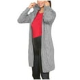 thumbnail image 1 of jtjvou Winter Fall Cardigan Sweaters for Women Fashion 2025 Open Front Hooded Cable Oversized Long Trendy Warm Coats Outfits Gray S, 1 of 4