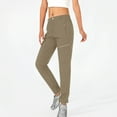 thumbnail image 1 of jtjvou Women's Hiking Cargo Pants Lightweight Quick Dry Athletic Joggers UPF 50 Travel Outdoor Trousers with Zipper Pockets Brown XXXXL, 1 of 5