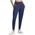 thumbnail image 1 of jtjvou Women's Joggers with Pockets Lightweight Soft Workout Athletic Pants for Camping Yoga Running Blue L, 1 of 6