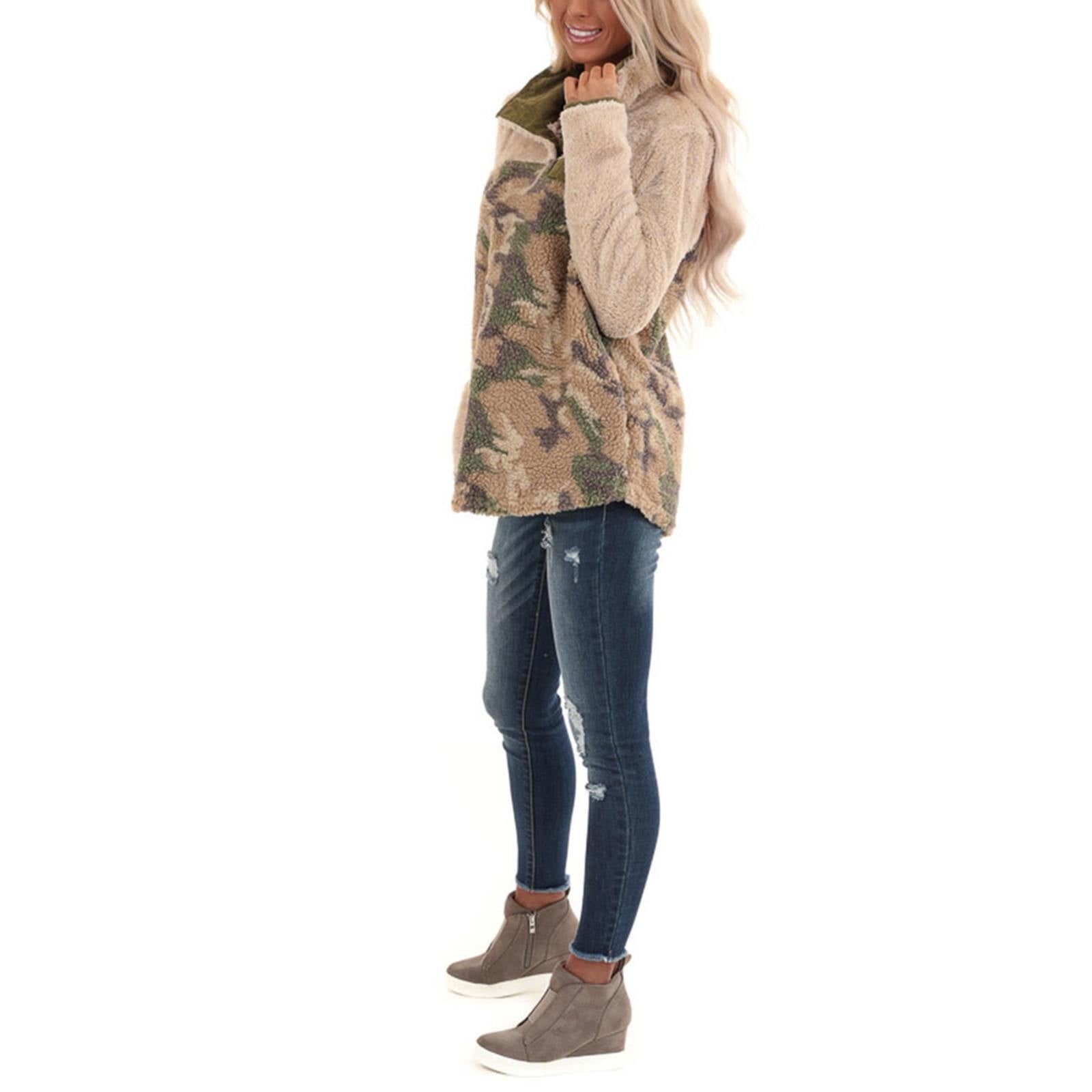 Camo Sherpa Pullover