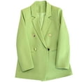 thumbnail image 1 of jtjvou Womens Blazers Dressy Casual Long Sleeve Work Office Suit Jackets Trendy Elegant Classy Blazer Professional Clothes Green XXL, 1 of 6