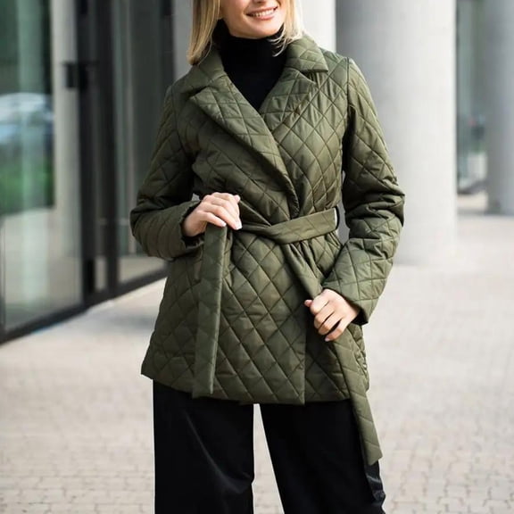 jtjvou Womens Casual Hooded Windproof Jacket Long Sleeve Fashionable Loose Coat Comfortable Warm Top for Outdoor Activities Hiking Daily Wear Stylish Design Green L