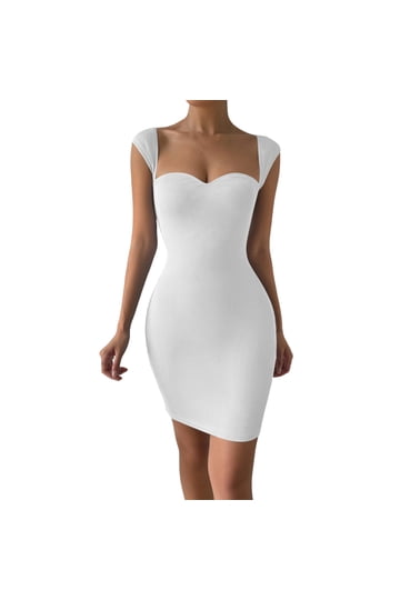 White Bodycon Dress Dresses Popular