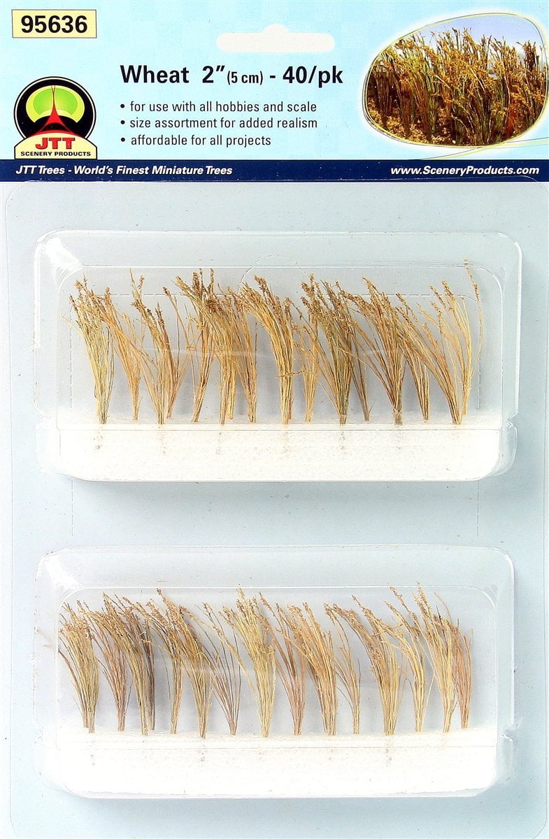 JTT Scenery 95636 O Scale WHEAT 40 PK