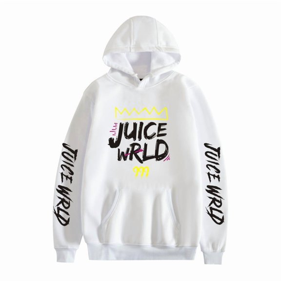 juice wrld printed fashion loose unisex hoodie