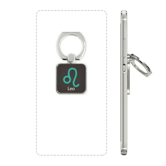 july august leo constellation pattern square cell ph  stand holder bracket universal support