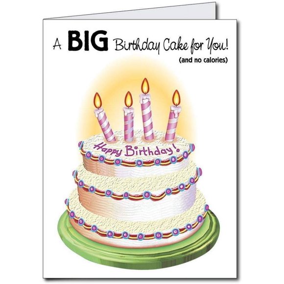 Jumbo Greeting Cards Giant Birthday Card