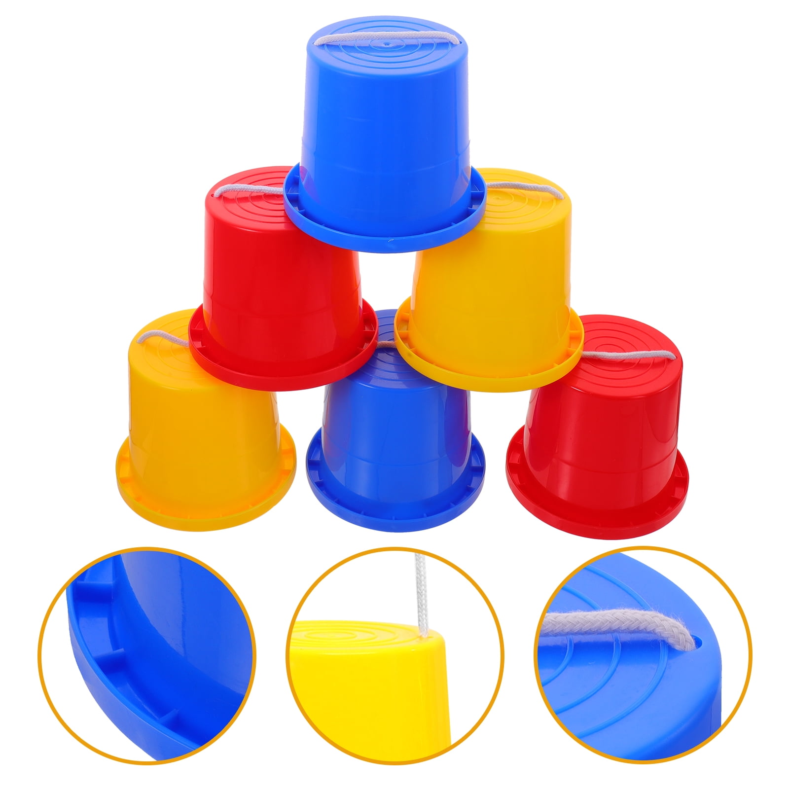 jumping stilts 3 Pairs Jumping Stilts Plastic Kids Walk Stilts Children Outdoor Walker Toy