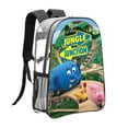 thumbnail image 1 of junction Jungle Pattern Transparent Backpack Lightweight And fashionable Showcasing Personality And Leading The Trend, 1 of 6