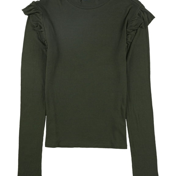 juniors ruffle basic t-shirt