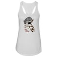 thumbnail image 1 of "just Be Cool" Giraffe Design Tank Women -Image by Shutterstock, Female Small, 1 of 4