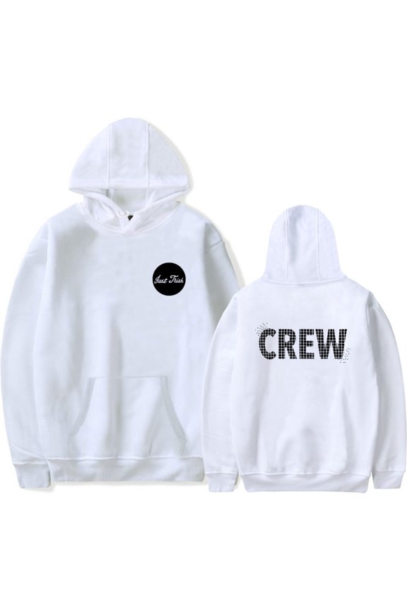 just trish Merch Hoodie Pockets Drawstring Unisex Hooded Sweatshirt Fashion Clothing