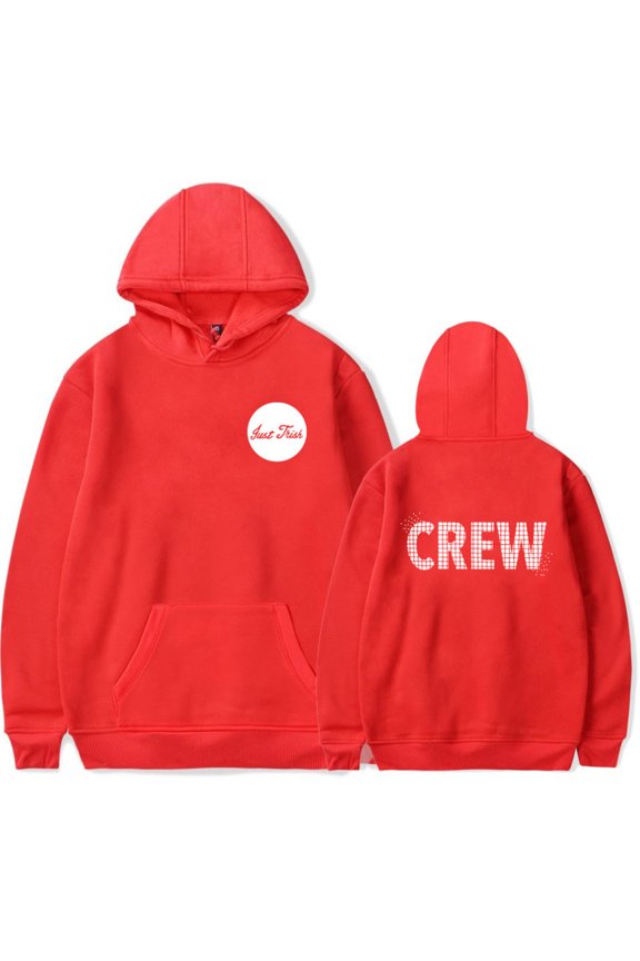 just trish Merch Hoodie Pockets Drawstring Unisex Hooded Sweatshirt Fashion Clothing