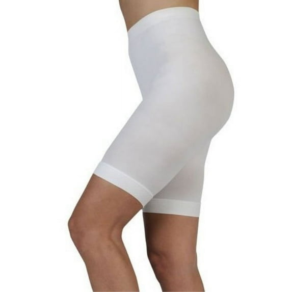 juzo 3500ft06 v dynamic 15-20 mmhg compression biker shorts - white44; v - extra large