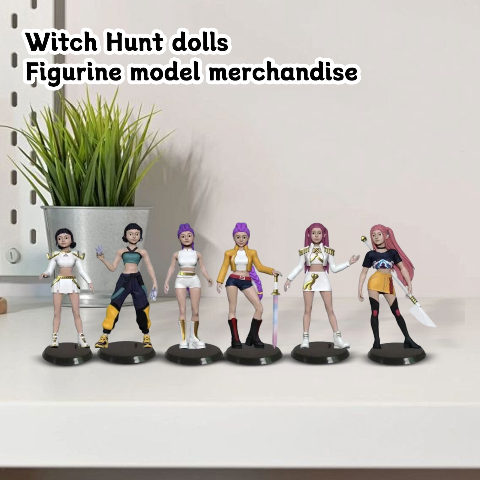kpop Demon Hunters Figurines Movies,Music Fans Random Design Action