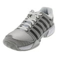 thumbnail image 1 of k-swiss men's hypercourt express tennis shoe (glacier gray/white/silver, 10 m us), 1 of 6