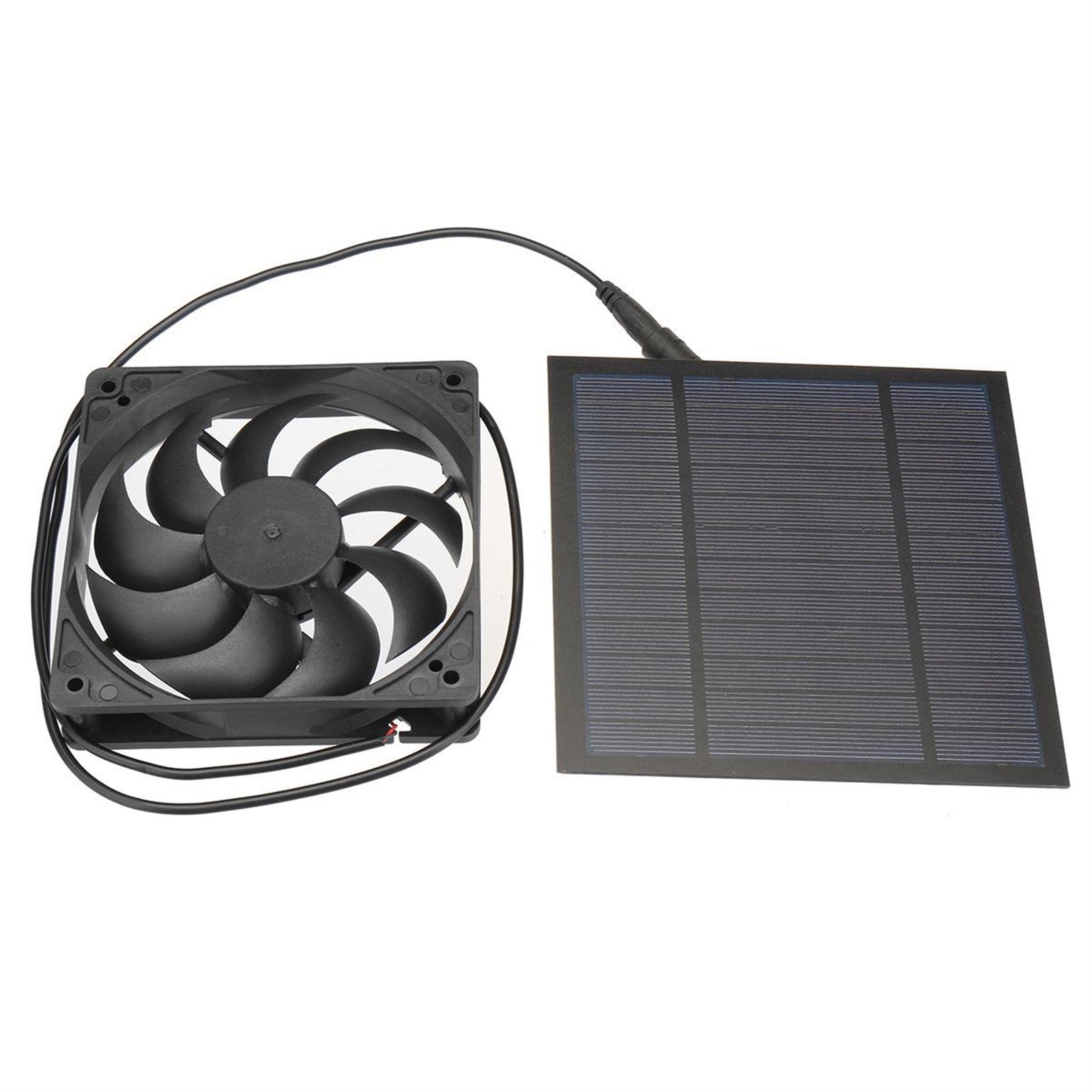 kaHgKids 10W 12V Solar Fans for Greenhouse Solar Panel Powered Exhaust