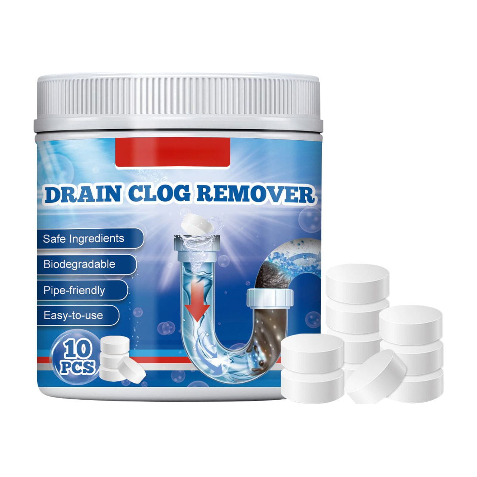 kaHgKids Cleaning Agents Pipe Blockage Effervescent Tablets Kitchen And Bathroom Sewage