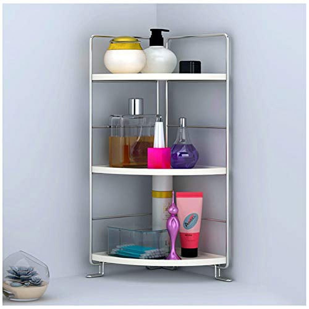 kaileyouxiangongsi 3-Tier Bathroom Countertop Organizer - Vanity Tray Cosmetic & Makeup Storage- Kitchen Spice Rack Standing Shelf - Corner Storage