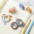 kaioher Masking Tape Ecofriendly Vibrant Color Practical Masking Washi