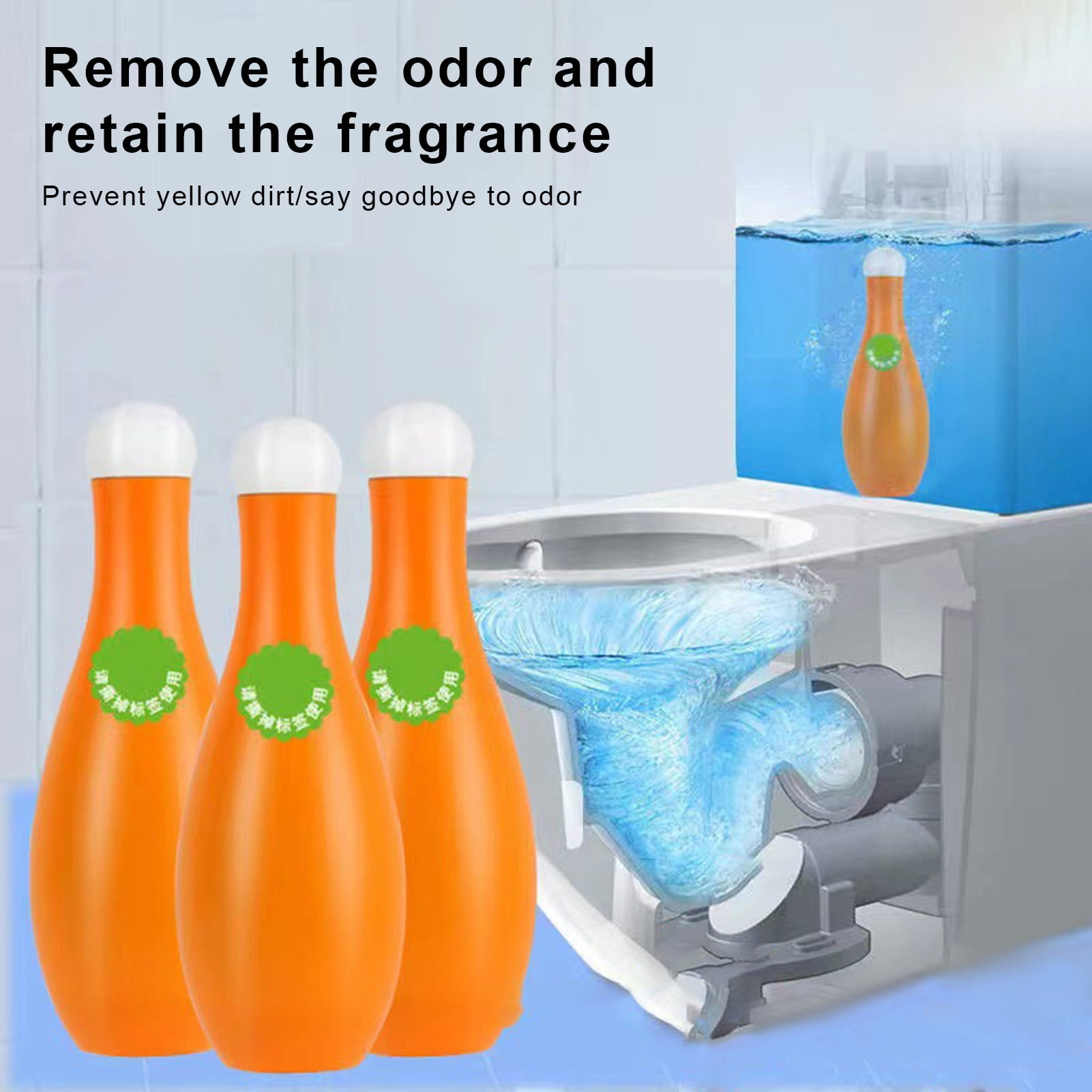 kaioher Toilet Bowl Cleaner Automatic Long-Lasting Toilet Tank ...