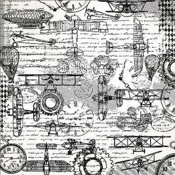 kaiser Craft Barber Shoppe Collection 12 X 12 Paper with Glossy Accents Artifacts