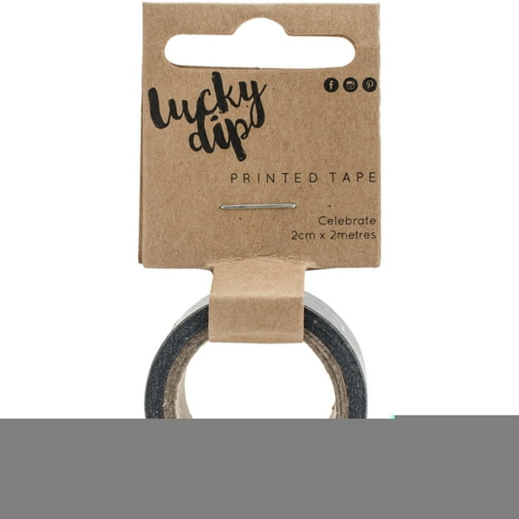 kaiser Craft Lucky Dip Collection Printed Tape Celebrate
