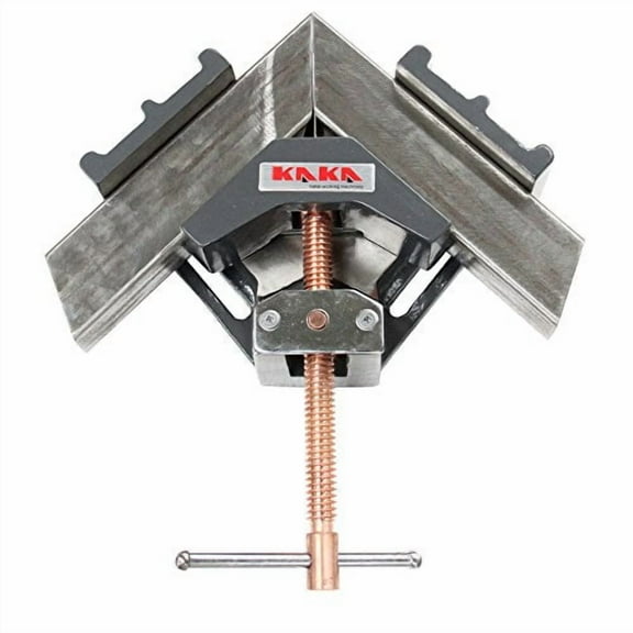 KAKA INDUSTRIAL Angle Clamp, Right 90-Degree Welding Clamp Vice, 4-Inch Jaw Opening AC-100​