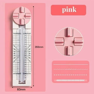  39 Pcs Rotary Cutter Set Pink - Quilting Kit incl. 45mm Fabric  Cutter with 5 Extra Blades, A4 Cutting Mat, Craft Knife Set, Quilting Ruler  and Sewing Clips, Ideal for Crafting