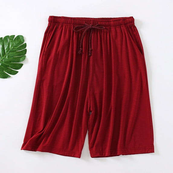 kakina CMSX Men'S Pajama Shorts Lightweight Quick Dry Thin Sleep Shorts Soft Comfy Lounge Short Pants with Pockets,Men'S Home Pajama Shorts Soft Comfy Sleep Short Pants