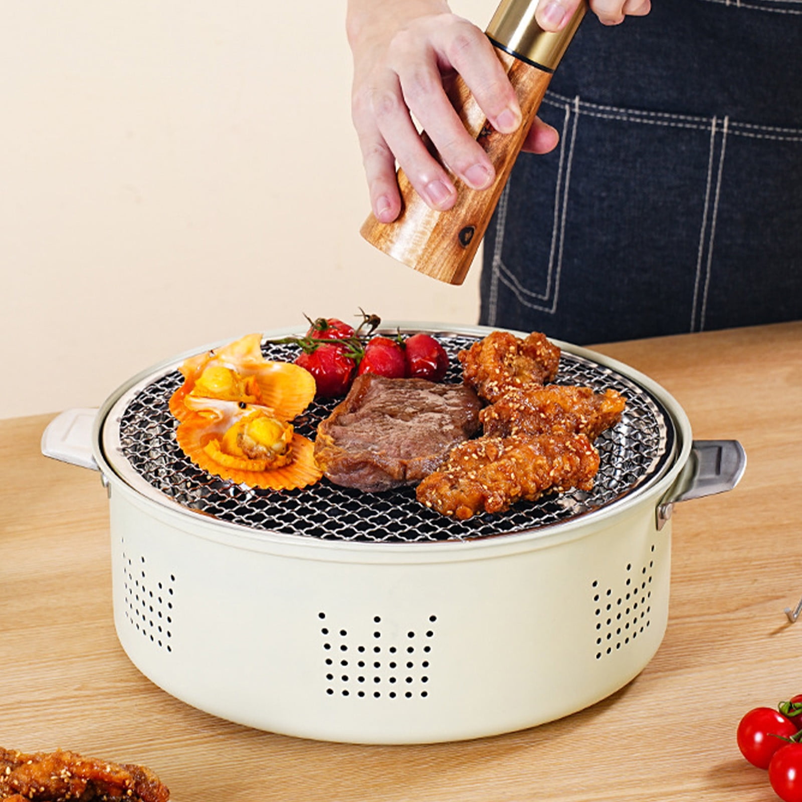 kakina CMSX Special Offers Stovetop Grill, UltraNonstick At Home Korean BBQ Grill, Dishwasher