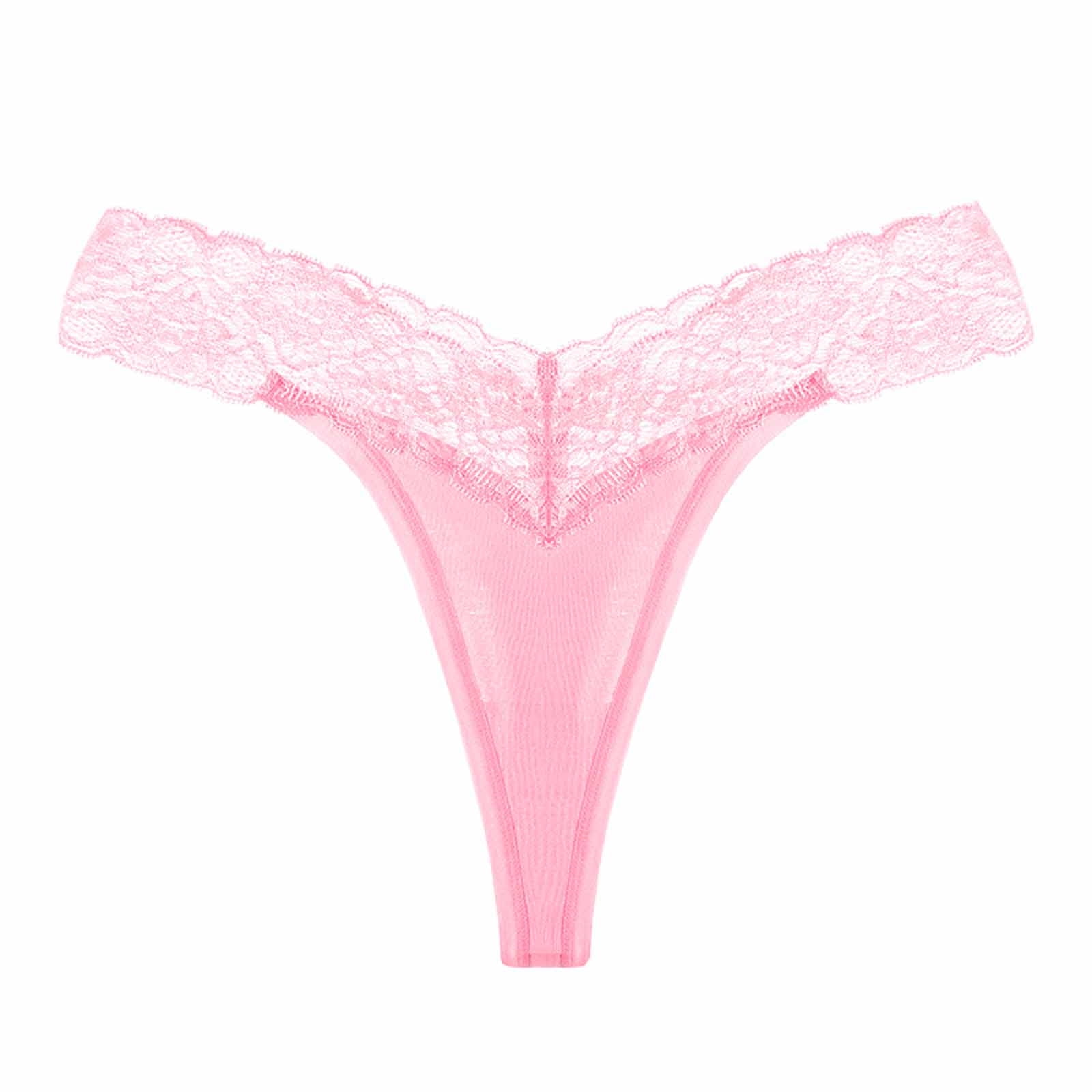 kakina CMSX Thongs for Women, Women's Perspective Embroidered Panties