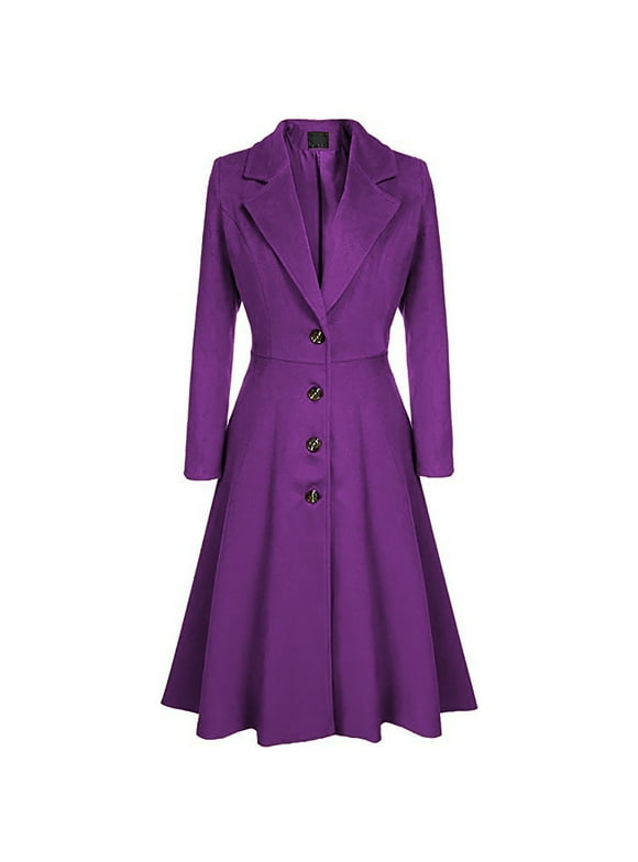 Purple Trench Coat