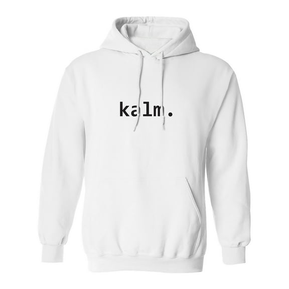 kalm. Adult Hooded Sweatshirt