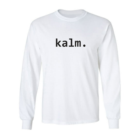 kalm. Adult Long Sleeve T-shirt