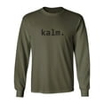 thumbnail image 1 of kalm. Adult Long Sleeve T-shirt, 1 of 3