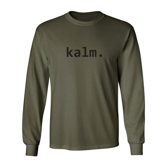 kalm. Adult Long Sleeve T-shirt