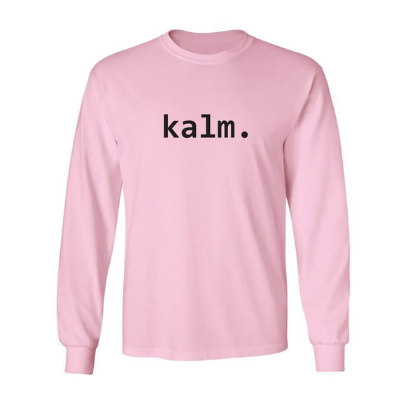 kalm. Adult Long Sleeve T-shirt