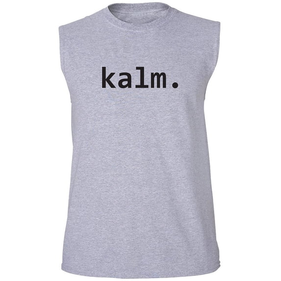 kalm. Adult Sleeveless Tee