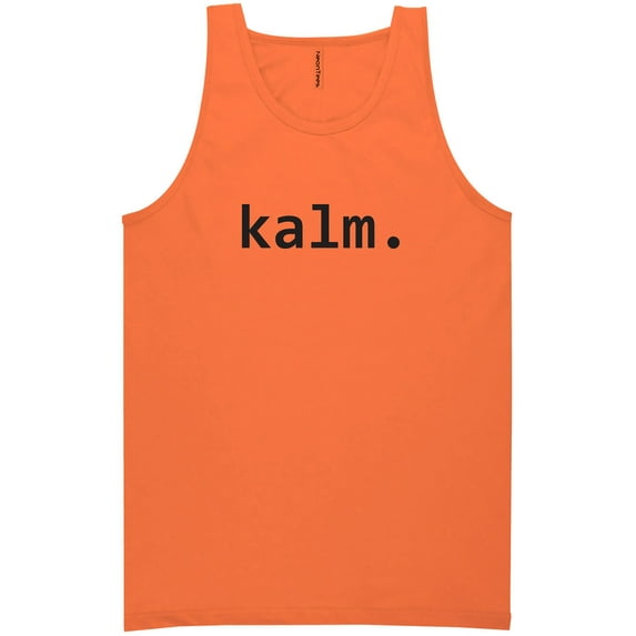 kalm. Neon Tank Top