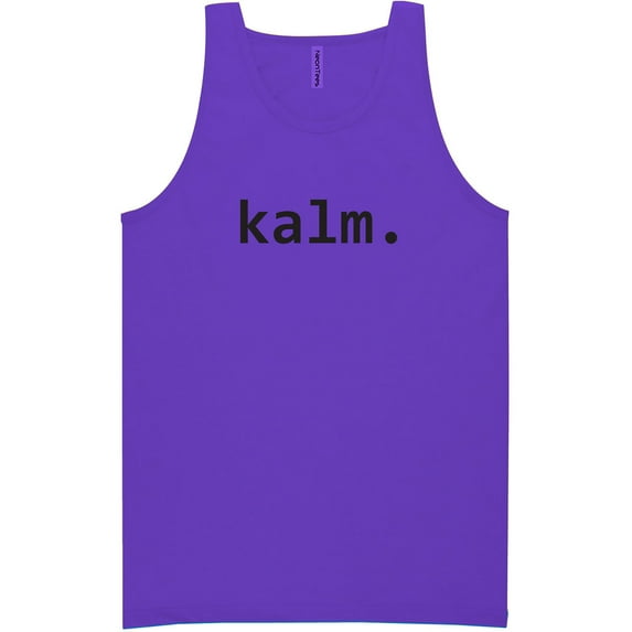 kalm. Neon Tank Top